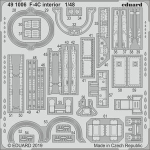Eduard 491006 F-4C interior ACADEMY 1/48 – zdjęcie 2