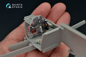 Quinta Studio QD32052 Bf 109E-3 3D-Printed &amp;amp; colored Interior on decal paper (for Cyber-hobby/Dragon kit) 1/32 – image 5