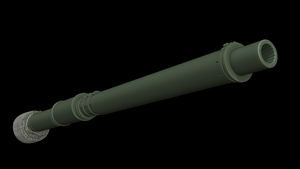 Panzer Art GB35-157 M68 Gun barrel with thermal sleeve for M60A3 and CM-11 “Brave Tiger” 1/35 – zdjęcie 2