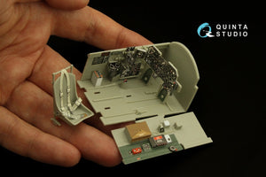 Quinta Studio QD32148 P-47D Thunderbolt Bubbletop Early 3D-Printed &amp;amp; coloured Interior on decal paper (Trumpeter) 1/32 – zdjęcie 9