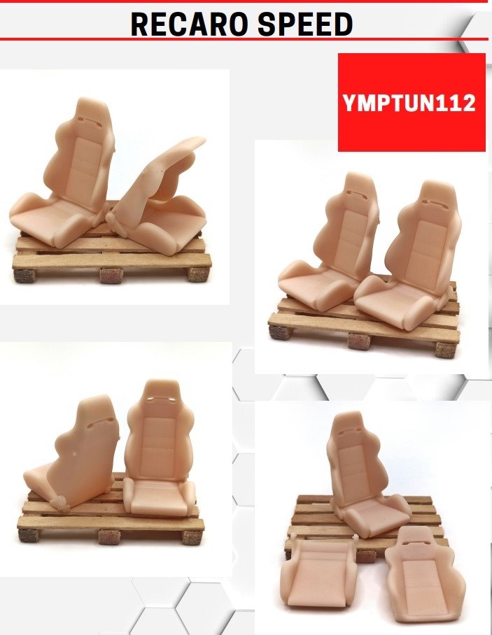 Yamamoto YMPTUN112 Sport Seats - Recaro Speed 1/24
