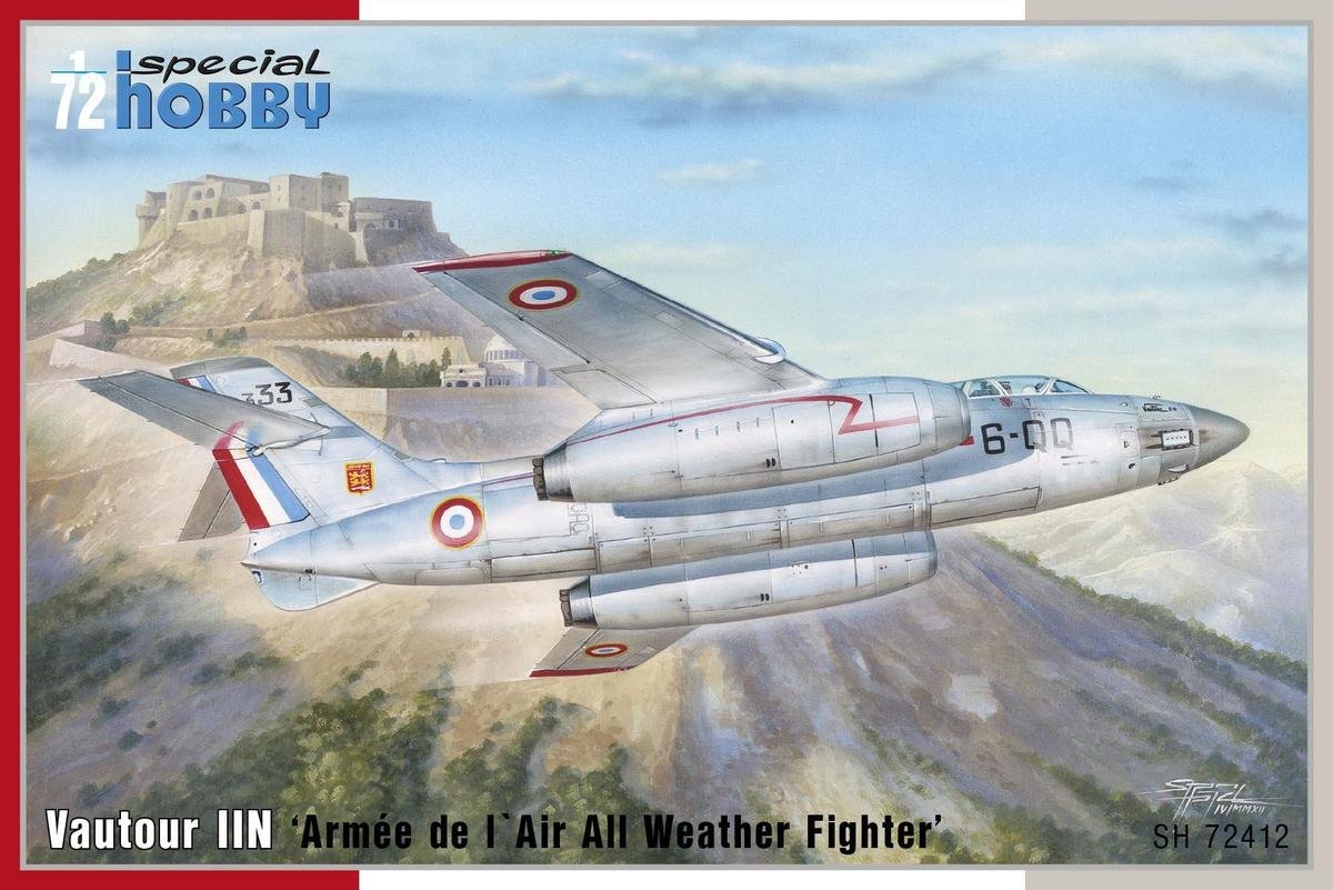 Special Hobby 72412 S. O. 4050 Vautour II &amp;#39;Armée de l&amp;#39; Air All Weather Fighter&amp;#39; 1/72