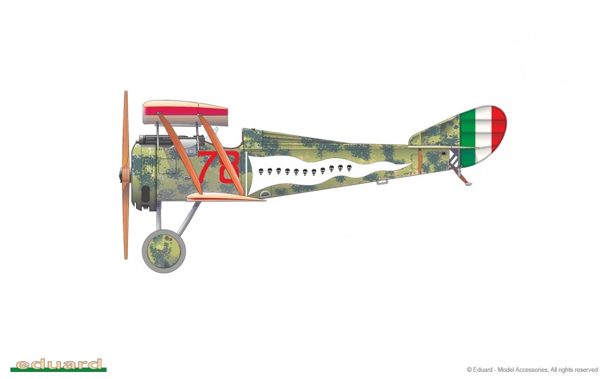 Eduard 11139 IL Magnifico Hanriot HD.I in Italian Service Limited Edition 1/48 – zdjęcie 5