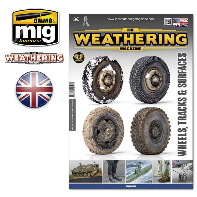 AMMO of Mig Jimenez 4524 - The Weathering Magazine - Wheels, Tracks &amp;amp; Surfaces (English Version)