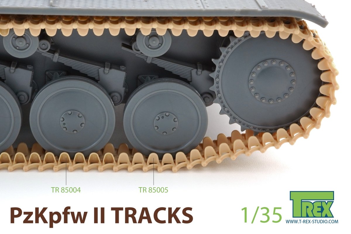 T-Rex Studio TR85005 PzKpfw II Tracks Rare Model 1/35 – zdjęcie 3