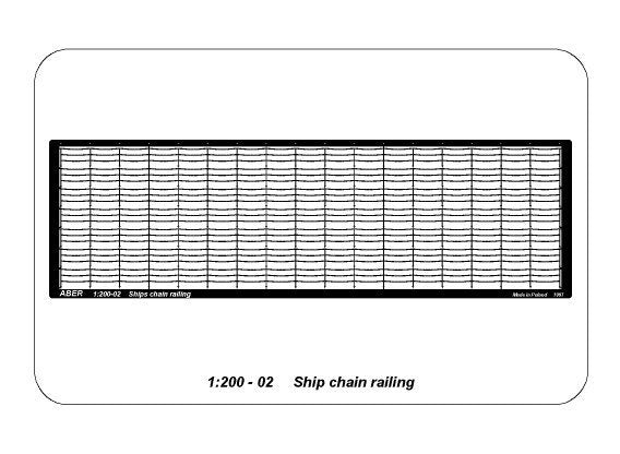 Aber 200-02 Ship chain railings 1/200 – image 5