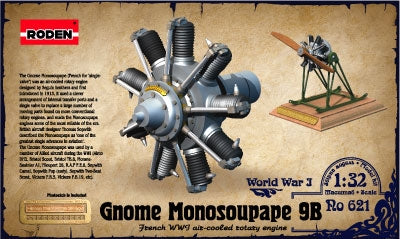 Roden 621 Engine Gnome Monosoupape 9B 1/32