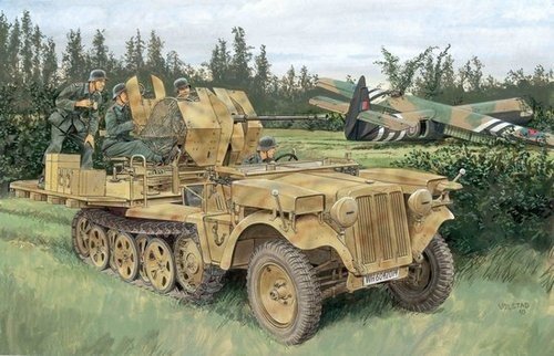 Dragon 6676 Sd.Kfz.10/5 fur 2cm Flak 38 1/35