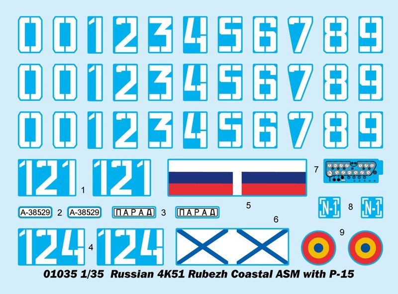 Trumpeter 01035 4K51 Rubezh Coastal 1/35 – zdjęcie 2