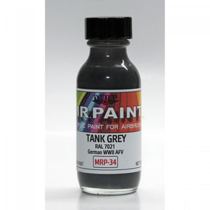 MR. Paint MRP-034 Tank Gray RAL 7021 WWII German AFV 30ml – image 2