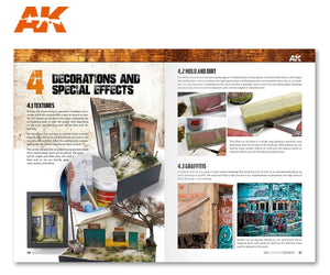 AK Interactive AK256 AK LEARNING 09: THE ULTIMATE GUIDE TO MAKE BUILDINGS IN DIORAMAS (English) – zdjęcie 5