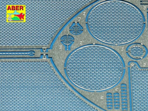 Aber 35G12 Grilles for german tank Sd.Kfz. 182 King Tiger (Porsche Turret) 1/35 – zdjęcie 3