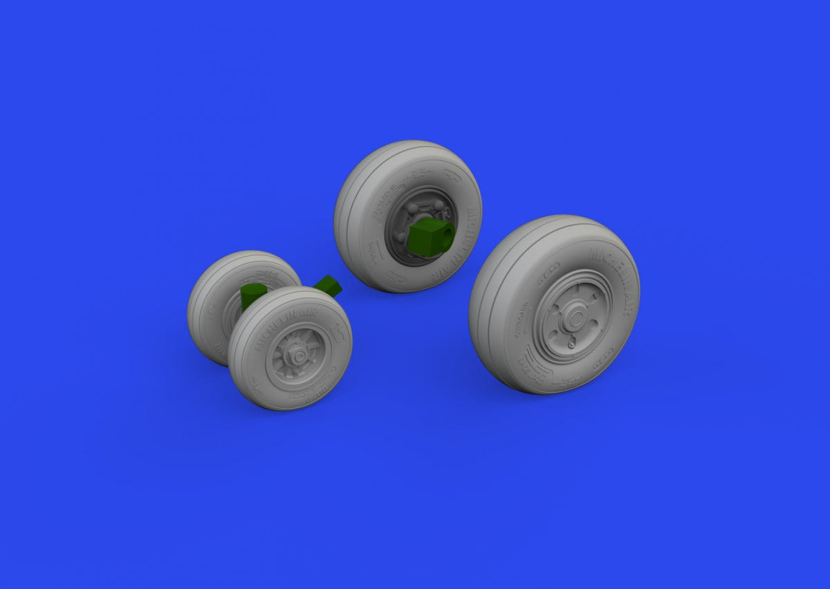 Eduard 648932 F/ A-18E/ F wheels Hasegawa 1/48 – zdjęcie 4