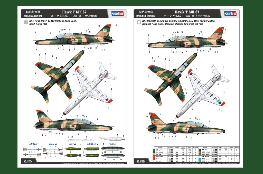 Hobby Boss 81734 Hawk T MK.67 – zdjęcie 2