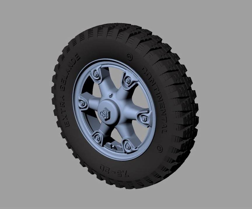 Panzer Art RE35-451 Krupp L3H163 road wheels (Gelande pattern) 1/35 – Bild 3