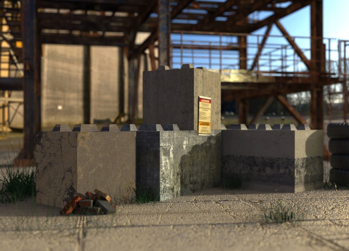 RT-Diorama 35639-K Road Barriers (2x2 &amp;amp; 2x4) 1/35 – zdjęcie 4