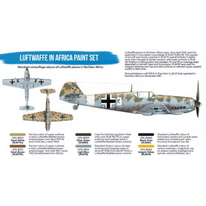 Hataka HTK-BS06.2 Luftwaffe in Africa paint set (6x17ml) – immagine 3