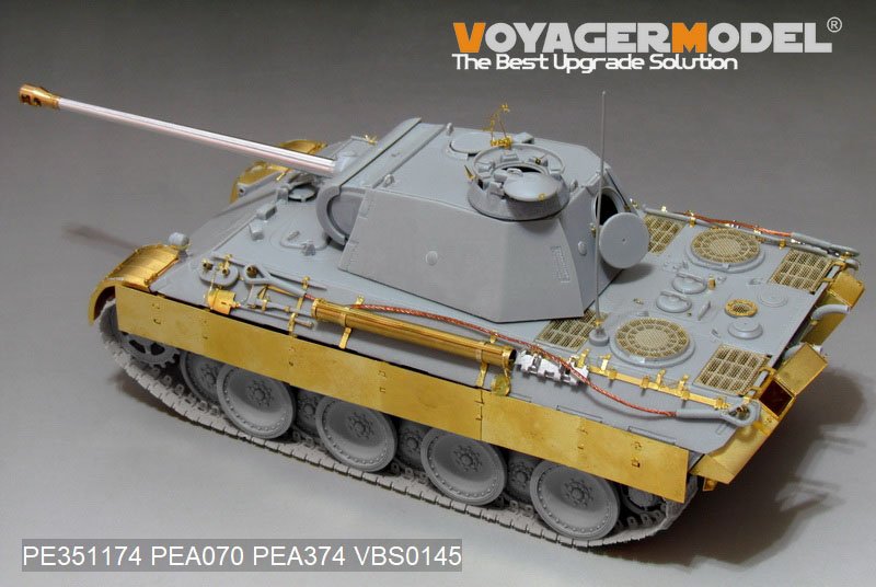 Voyager Model PE351174 WWII German Panther A early ver. Basic（For MENG TS-046）1/35 – zdjęcie 8