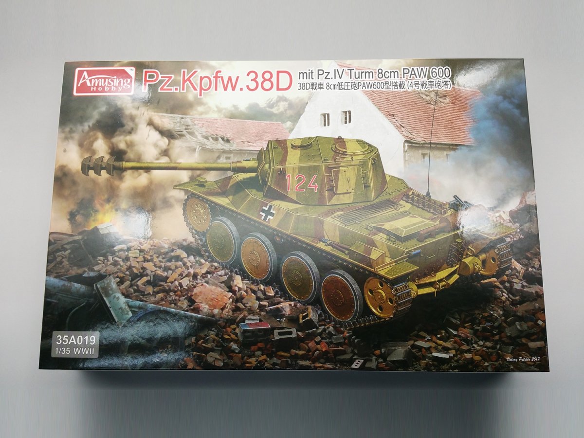 Amusing Hobby 35A019 Pz.Kpfw.38D 1/35 – zdjęcie 2