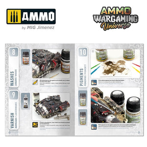 Ammo of Mig 6925 AMMO WARGAMING UNIVERSE Book 06 - Weathering Combat Vehicles (English, Castellano, Polski) – zdjęcie 7