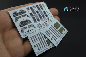 Quinta Studio QD32081 F-5F 3D-Printed coloured Interior on decal paper (for KittyHawk kit) 1/32 – zdjęcie 2