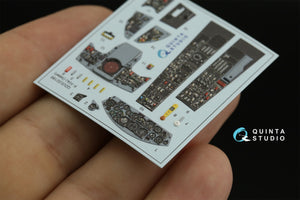 Quinta Studio QDS-32188 F-104J 3D-Printed coloured Interior on decal paper (Italeri) (small version) 1/32 – zdjęcie 7