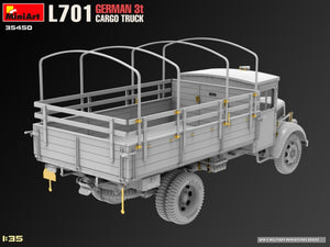 Miniart 35450 L701 GERMAN 3T CARGO TRUCK 1/35 – zdjęcie 5