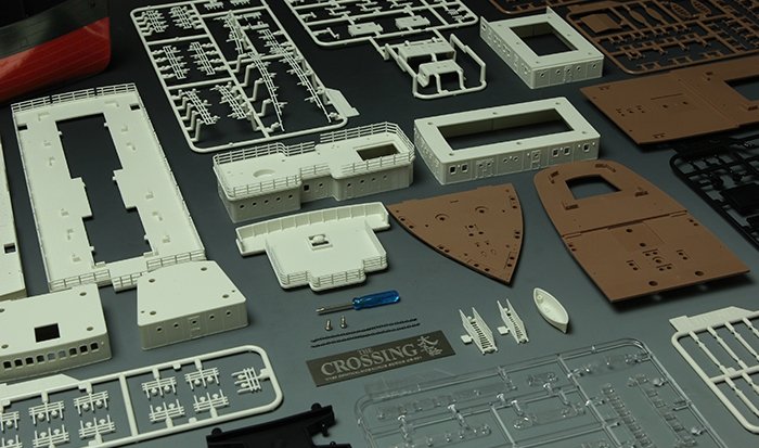 Meng Model OS-001 Taiping Steamer MOVIE THE CROSSING VERSION 1/150 – zdjęcie 8