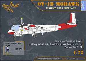 Clear Prop! CP72038 OV-1B Mohawk &amp;quot;Pilot School&amp;quot; ADVANCED KIT 1/72 – immagine 3