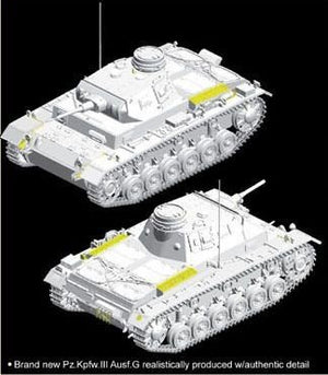 Dragon 6639 Pz.Kpfw.III (5cm) Ausf.G, Sd.Kfz.141, Early Production 1/35 – zdjęcie 2