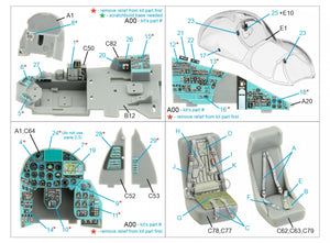 Quinta Studio QD48356 Mi-24D 3D-Printed &amp;amp; coloured Interior on decal paper (Trumpeter) 1/48 – zdjęcie 2