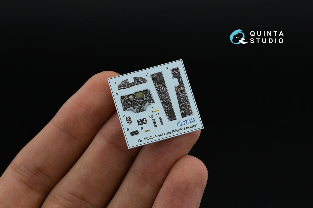 Quinta Studio QD48528 A-4M late 3D-Printed &amp;amp; coloured Interior on decal paper (Magic Factory) 1/48 – zdjęcie 5