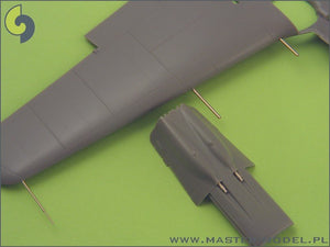 Master AM-48-019 Fw 190 A7, A8 armament set (MG 131 barrel tips, MG 151 barrels, MG 151 fairings) &amp;amp; Pitot Tube 1/48 – zdjęcie 3