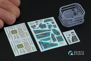 Quinta Studio QD+48516 Mi-24P Hind-F 3D-Printed coloured Interior on decal paper (Trumpeter) (with 3D-printed resin parts) 1/48 – zdjęcie 2