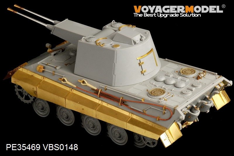 Voyager Model PE35469 WWII German E-75 FlaKpanzer for TRUMPETER 01539 1/35 – image 6