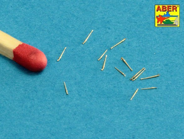 Aber 1/700L-40 Set of 16 pcs 3.7 cm Flak 42 gun barrels for German war ships 1/700 – image 2