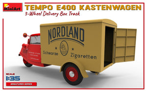MiniArt 38047 TEMPO E400 KASTENWAGEN 3-WHEEL DELIVERY BOX TRACK 1/35 – zdjęcie 7