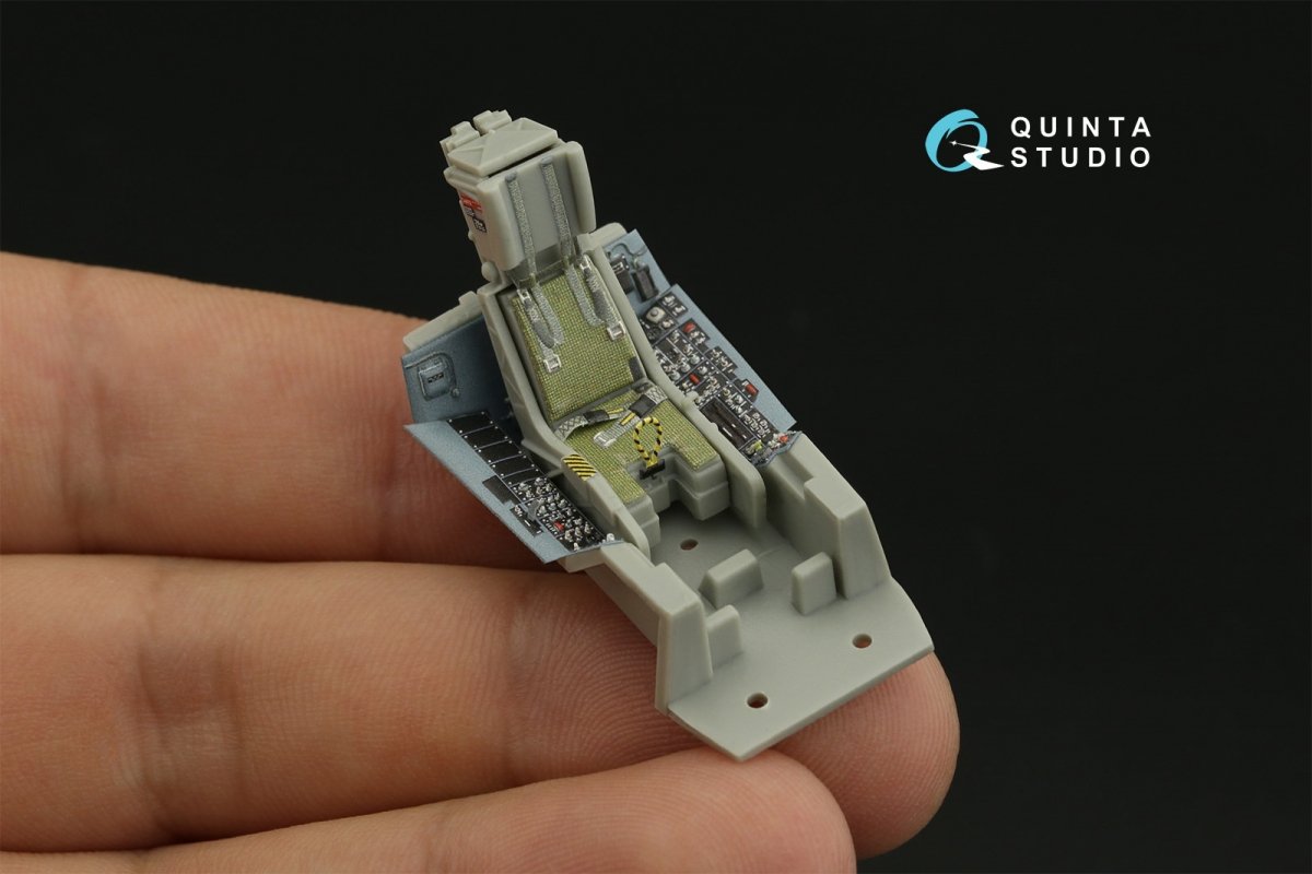 Quinta Studio QD48278 F/A-18А++ 3D-Printed &amp;amp; colored Interior on decal paper (HobbyBoss) 1/48 – image 11