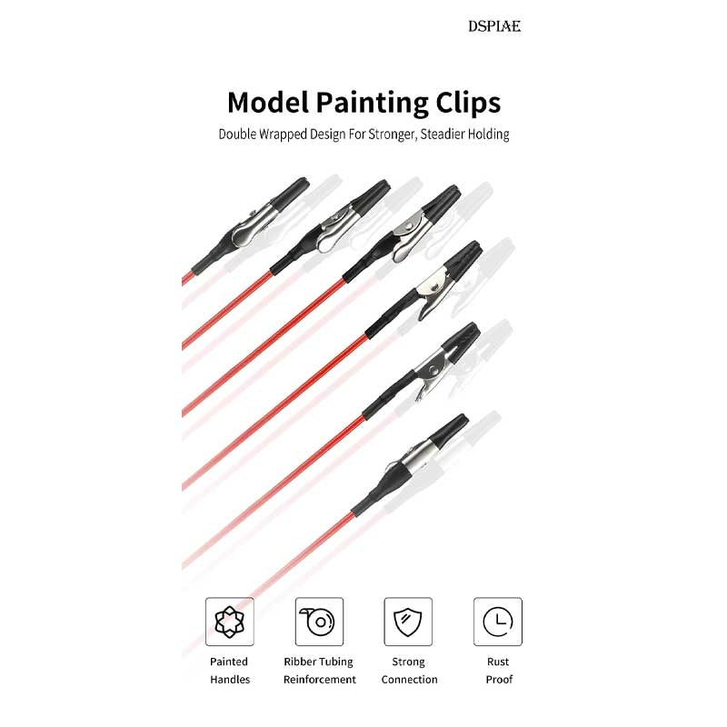 DSPIAE MPC-20 Model Painting Clip 20 pcs