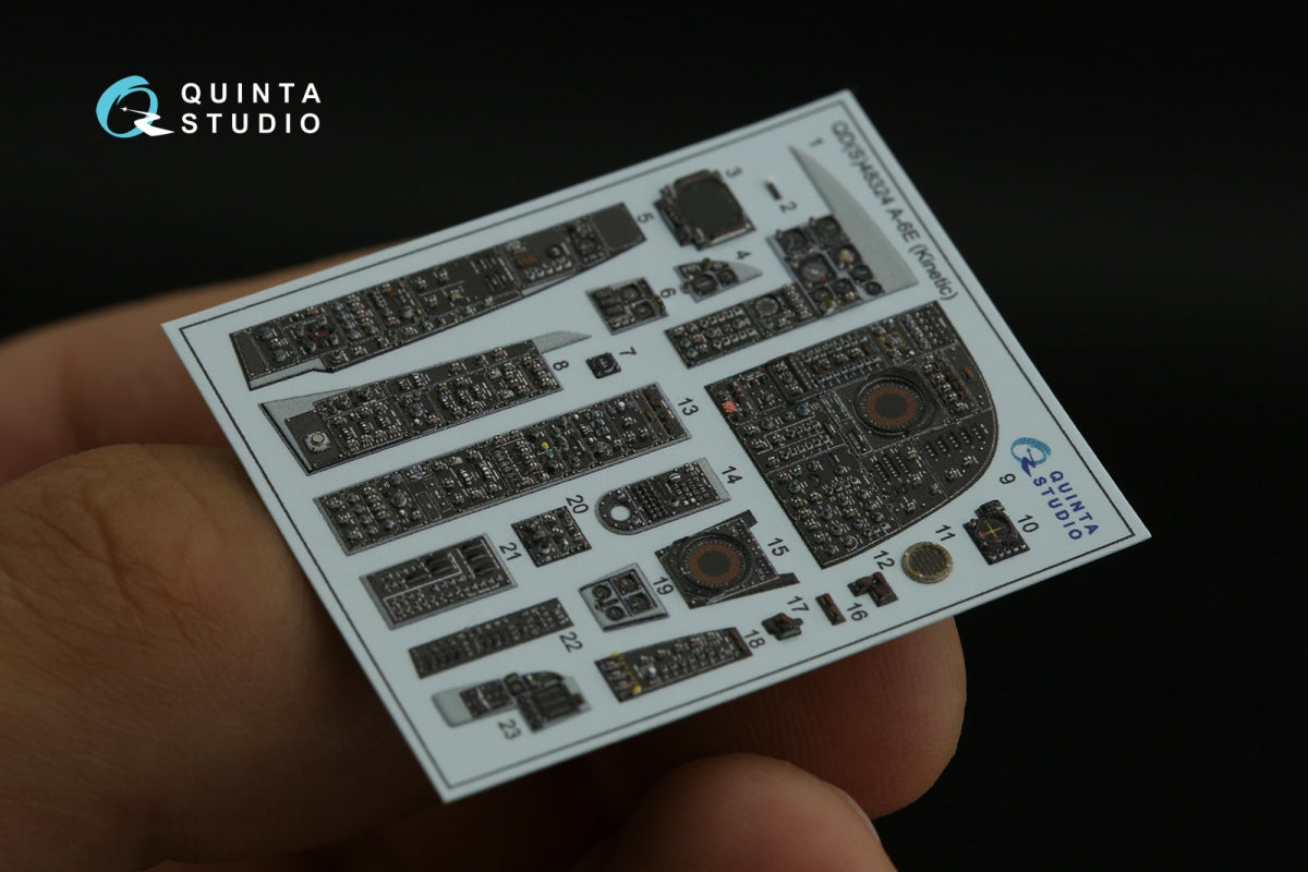 Quinta Studio QDS-48324 A-6E 3D-Printed colored Interior on decal paper (Kinetic) (Small version) 1/48 – image 3