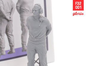 Gloria F32001 Ground Crew US Air Force vol.1 3D Printed Figures 1/32 – immagine 3