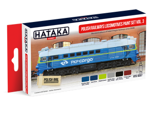Hataka HTK-AS57 Polish Railways locomotives paint set vol. 3 – zdjęcie 2