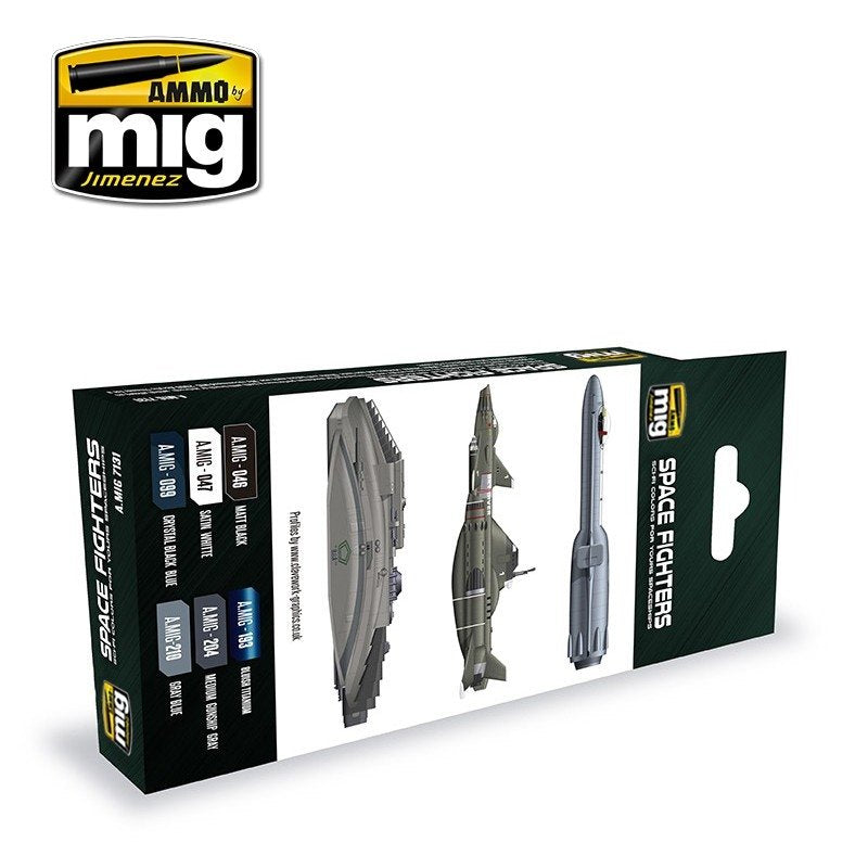 AMMO of Mig Jimenez 7131 SPACE FIGHTERS SCI-FI COLORS 6x17ml – zdjęcie 2