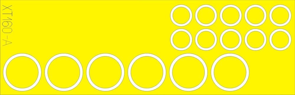Eduard XT160 M-26 wheel masks 1/35 HOBBY BOSS – image 2