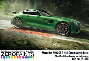 Zero Paints ZP-1468 Mercedes AMG GT R Hell Green (Matt) Paint 60ml – zdjęcie 3