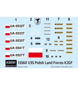Academy 13560 Polish Land Forces K2GF 1/35 – image 2