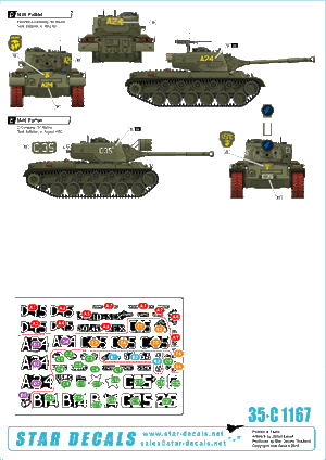 Star Decals 35-C1167 USMC M46 Patton - Korean War 1950-53 1/35 – image 2