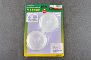 Trumpeter 09991 PP Paint Cup with Lid L-size X (8 pcs)