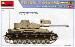 MiniArt 35333 Pz.Kpfw.IV Ausf. G Last/Ausf. H Early. NIBELUNGENWERK PROD. MAY-JUNE 1943. 2 IN 1 INTERIOR KIT 1/35 – zdjęcie 14