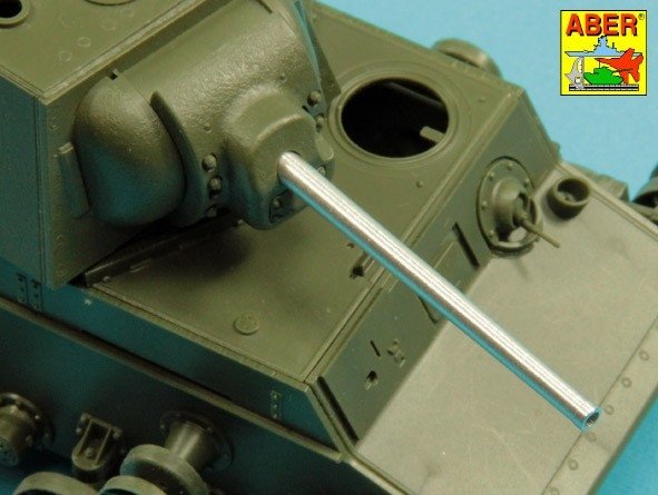 Aber 35L-323 Lufa 76,2mm ZiS-5 do radzieckiego czołgu KW-1 / 76,2mmZiS-5 barrel for Soviet KV-1 Heavy Tank 1/35 – zdjęcie 3